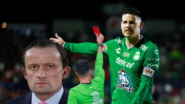 James Rodríguez, Mikel Arriola y Adonai Escobedo con tarjeta roja/ Foto El País.