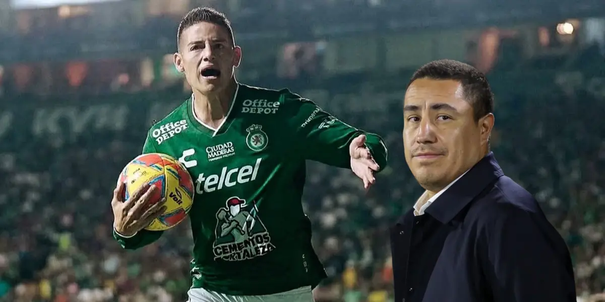 James Rodríguez y Efraín Juárez/ Foto Ferchus Sports.