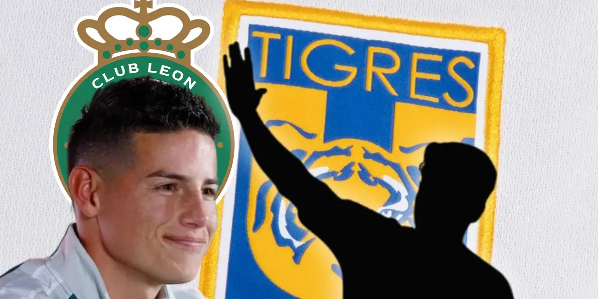 James Rodríguez y silueta de Jair Díaz/Foto Innova Sport.