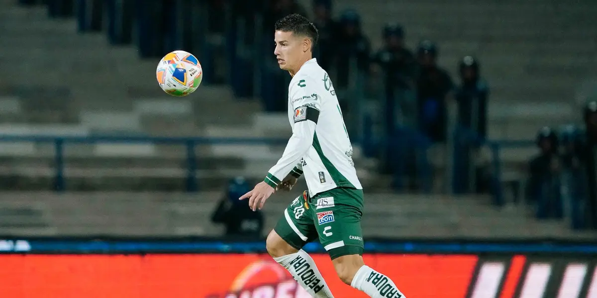 James vs Cruz Azul. Foto: Club León