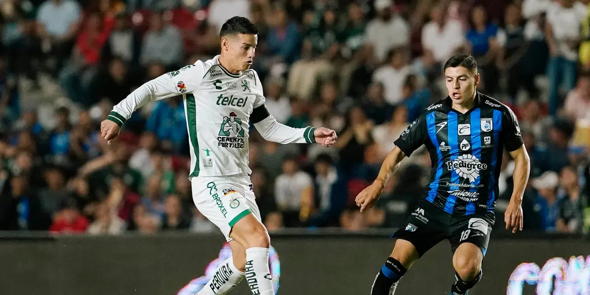 James vs Querétaro. Foto: Club León