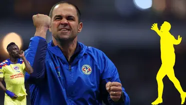 Jardine celebrando con América. Foto: Ovaciones