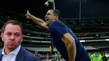 Jardine celebrando el título de liga. Foto: Milenio