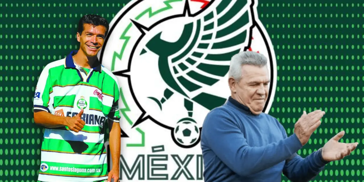 Jared Borgetti y Javier Aguirre aplaudiendo/Foto Pinterest.