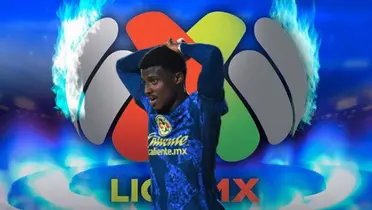 Javairo Dilrosun junto al logo de la Liga MX / FOTO FUTBOL TOTAL