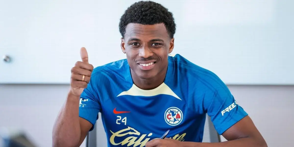 Javairo en presentación. Foto: Club América