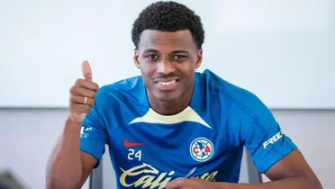 Javairo en presentación. Foto: Club América