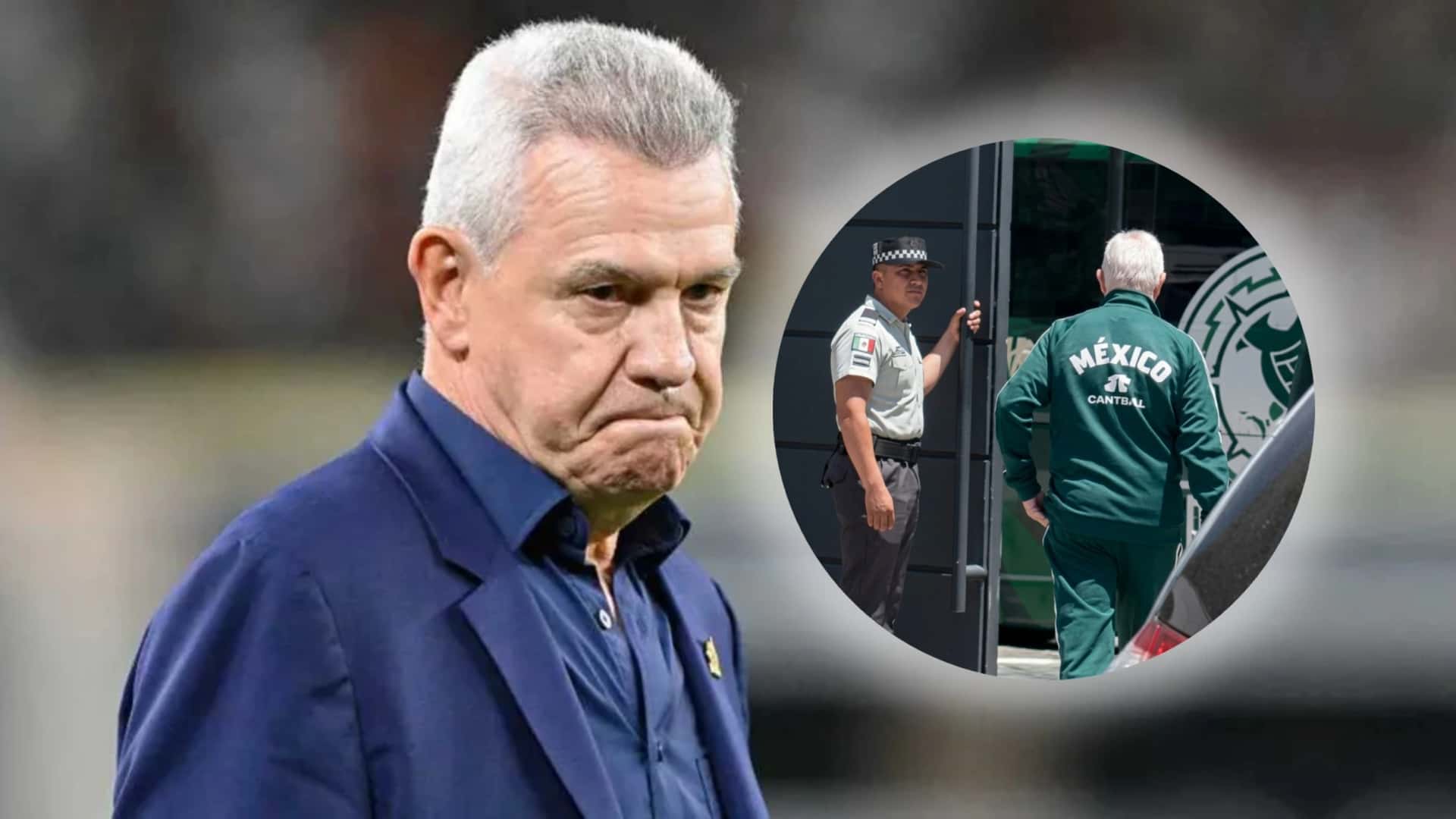 Javier Aguirre con la selección mexicana
