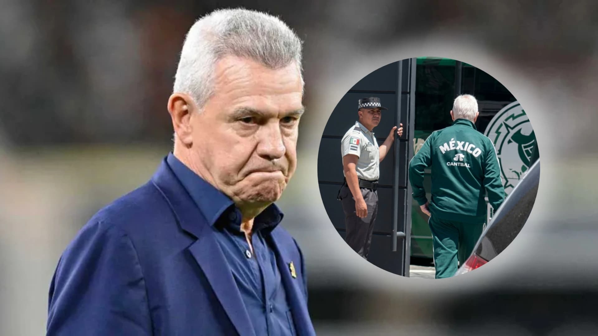 Javier Aguirre con la selección mexicana