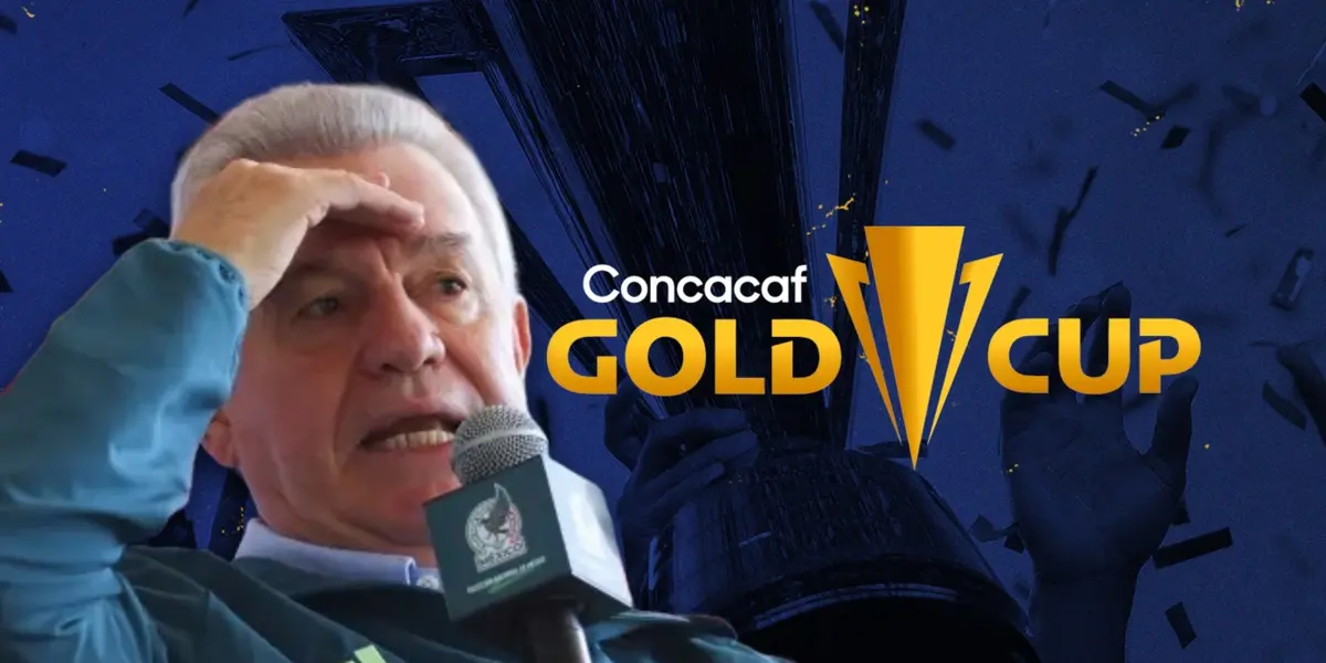 Javier Aguirre con manos en la cabeza/Foto Gold Cup.