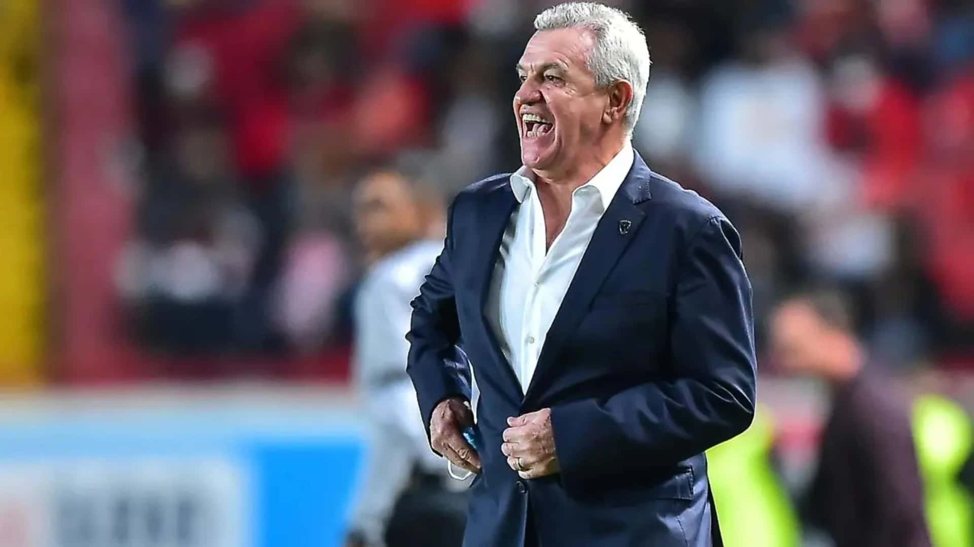 Javier Aguirre durante la dirección técnica de México