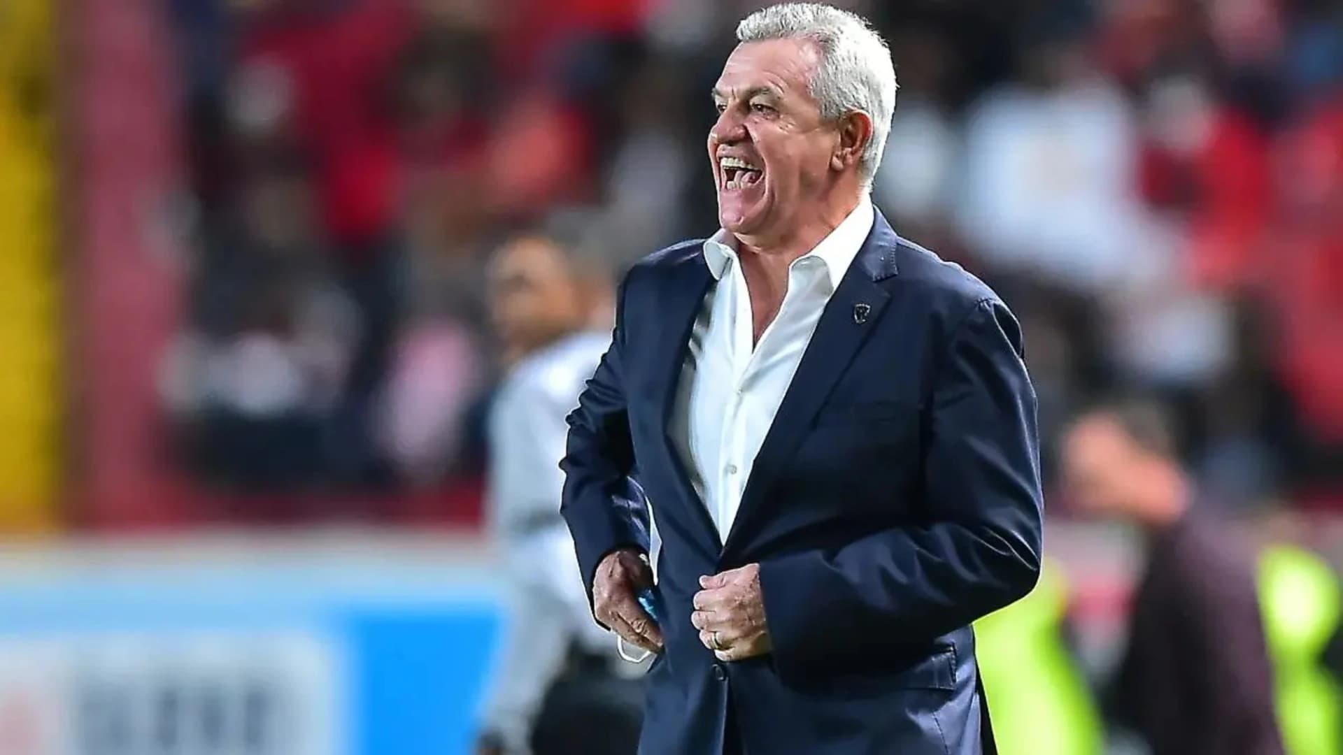 Javier Aguirre durante la dirección técnica de México