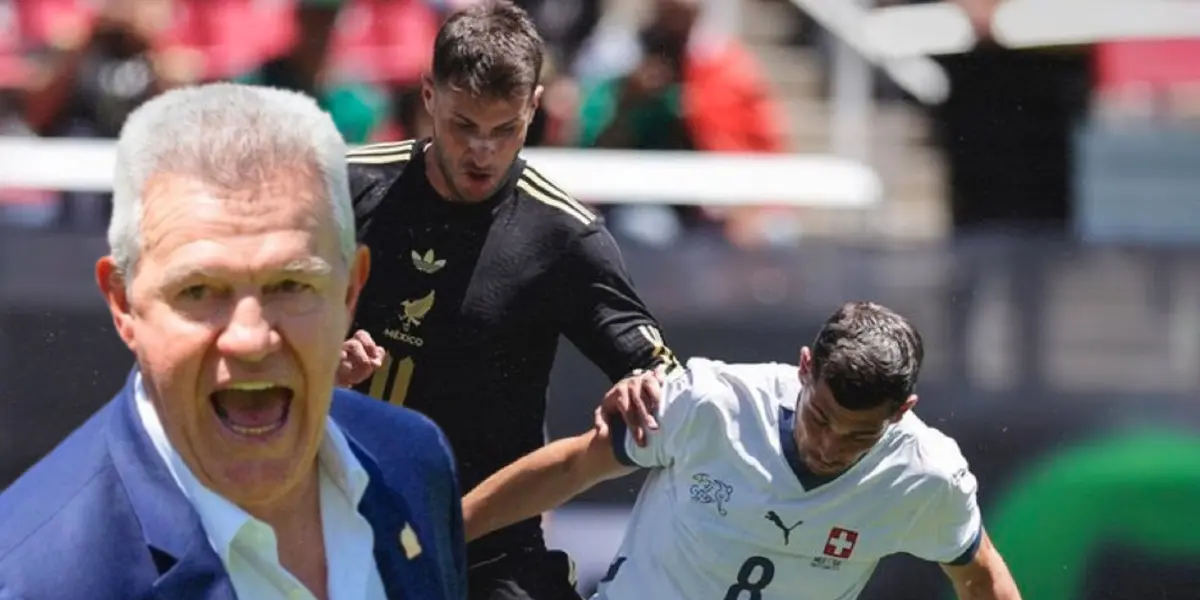 Javier Aguirre en el México vs Suiza / FOTO MEXSPORTS