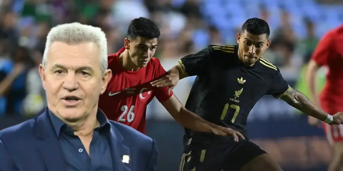 Javier Aguirre en el México vs Turquía / FOTO X