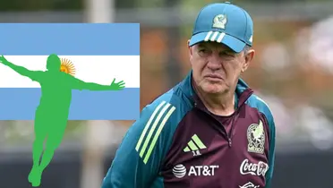 Javier Aguirre en entrenamiento con el Tri. Foto: ESTO