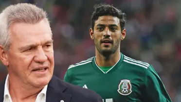 Javier Aguirre junto a Carlos Vela / FOTO GOAL