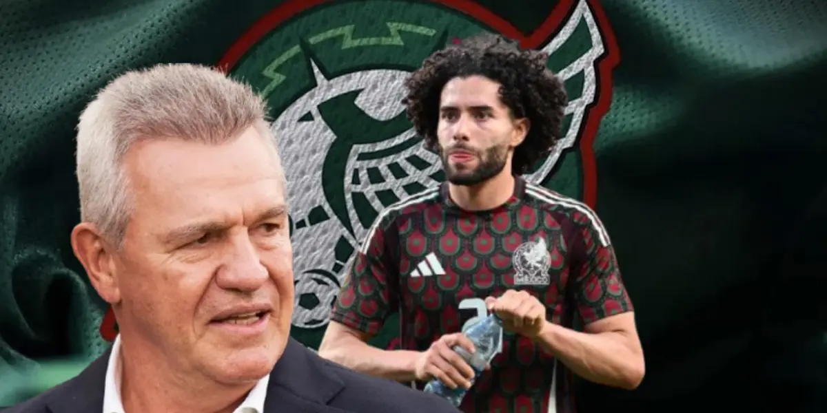 Javier Aguirre junto a César Huerta / FOTO GOAL