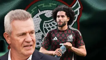 Javier Aguirre junto a César Huerta / FOTO GOAL
