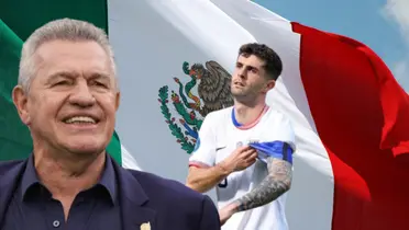 Javier Aguirre junto a Christian Pulisic / FOTO EL UNIVERSAL