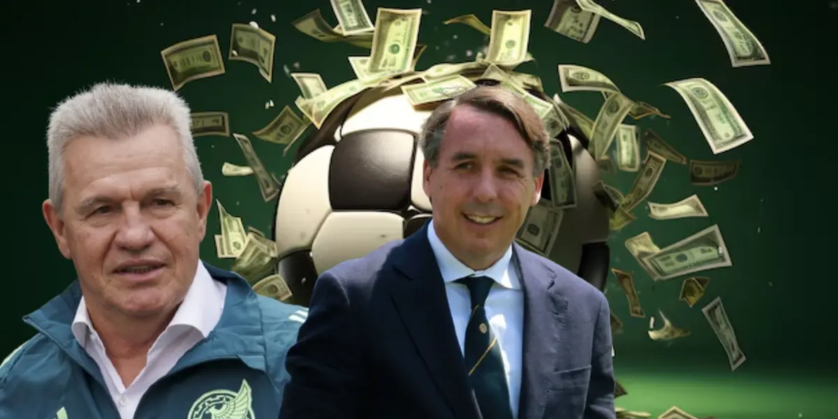 Javier Aguirre junto a Emilio Azcárraga Jean / FOTO MEZCALENT