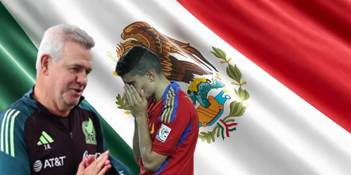 Javier Aguirre junto a futbolista español / FOTO EL FINANCIERO