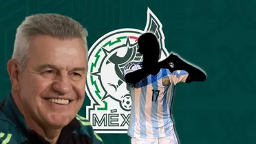 Javier Aguirre junto a futbolista incógnito de Argentina / FOTO LOS ÁNGELES TIMES