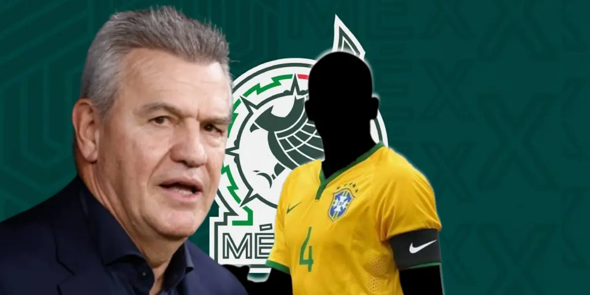Javier Aguirre junto a futbolista incógnito de Brasil / FOTO BOLAVIP