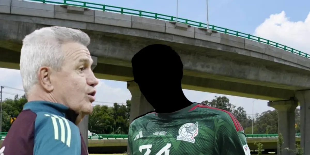 Javier Aguirre junto a futbolista incógnito del Tri / FOTO IMAGO7