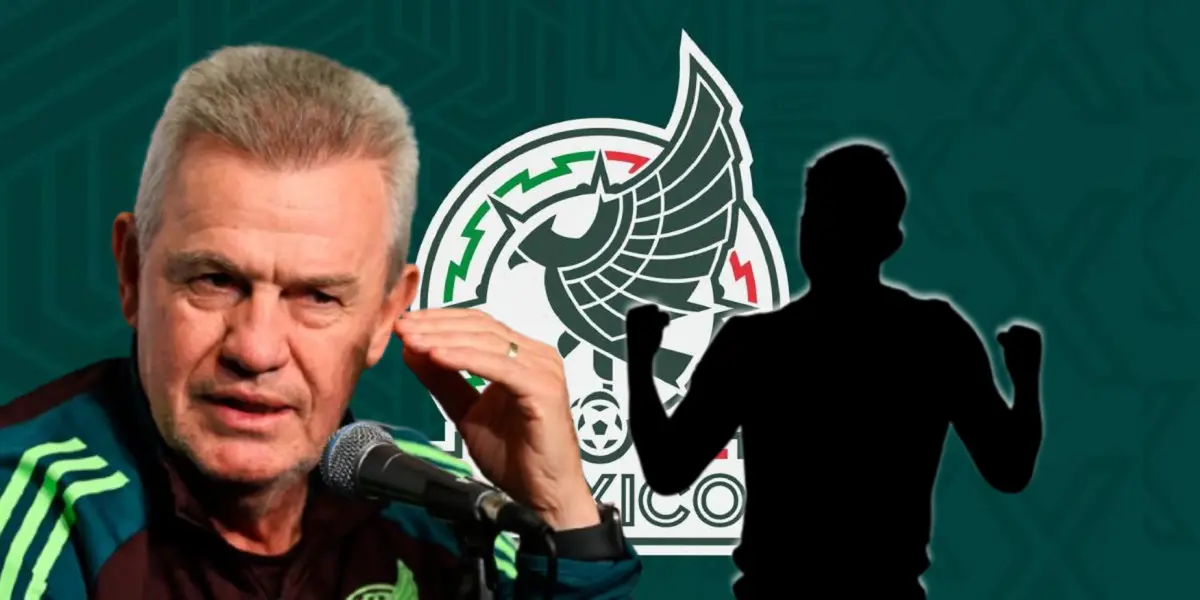 Javier Aguirre junto a futbolista incógnito / FOTO FOX DEPORTES