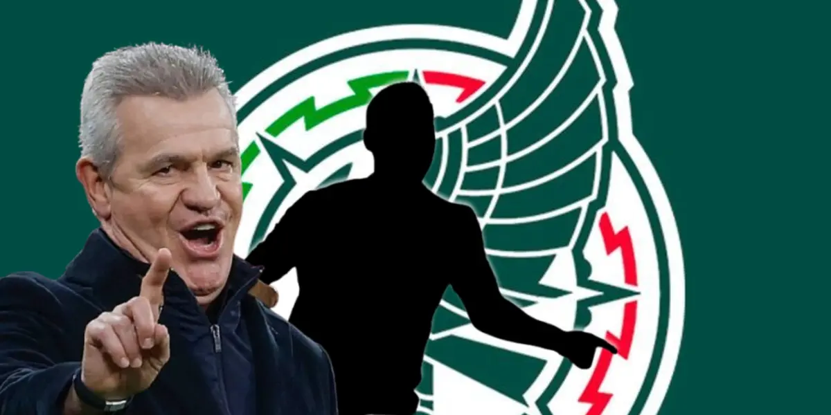 Javier Aguirre junto a futbolista incógnito / FOTO MARCA