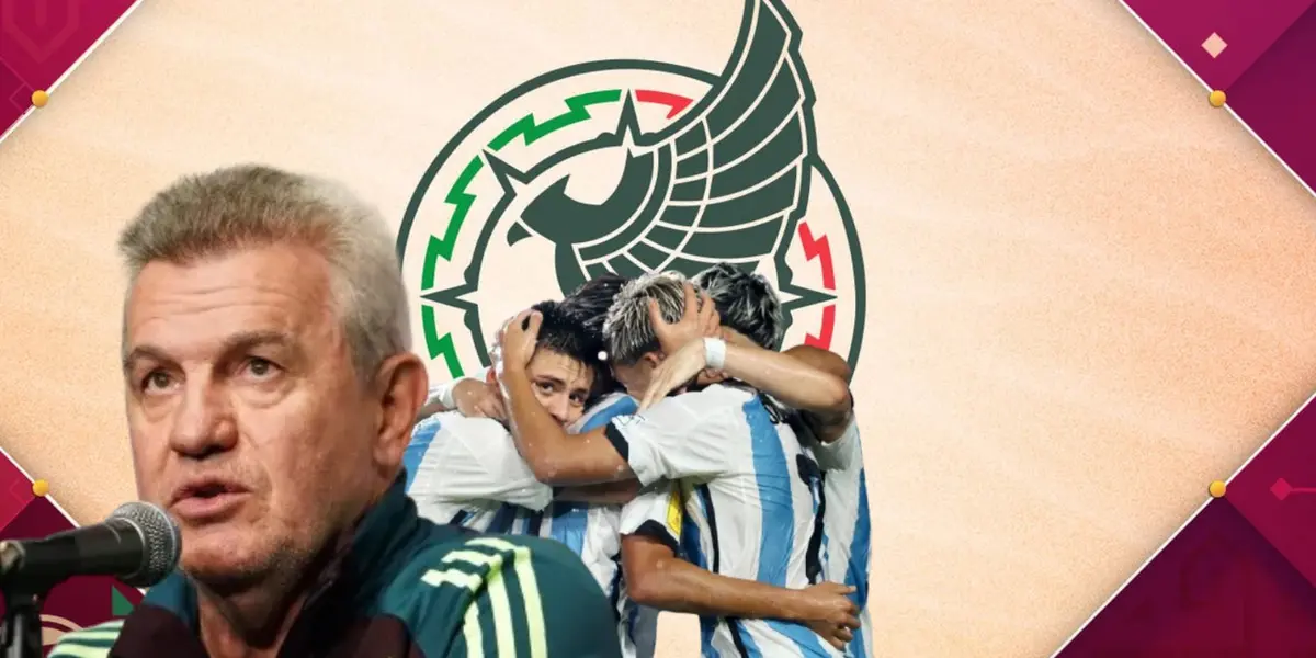 Javier Aguirre junto a futbolistas de Argentina / FOTO IMAGO