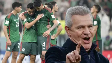 Javier Aguirre junto a futbolistas del Tri / FOTO MARCA