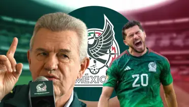 Javier Aguirre junto a Henry Martín / FOTO EL ECONOMISTA