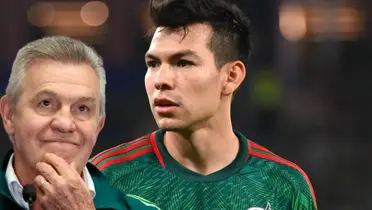 Javier Aguirre junto a Jaime Lozano / FOT AFP