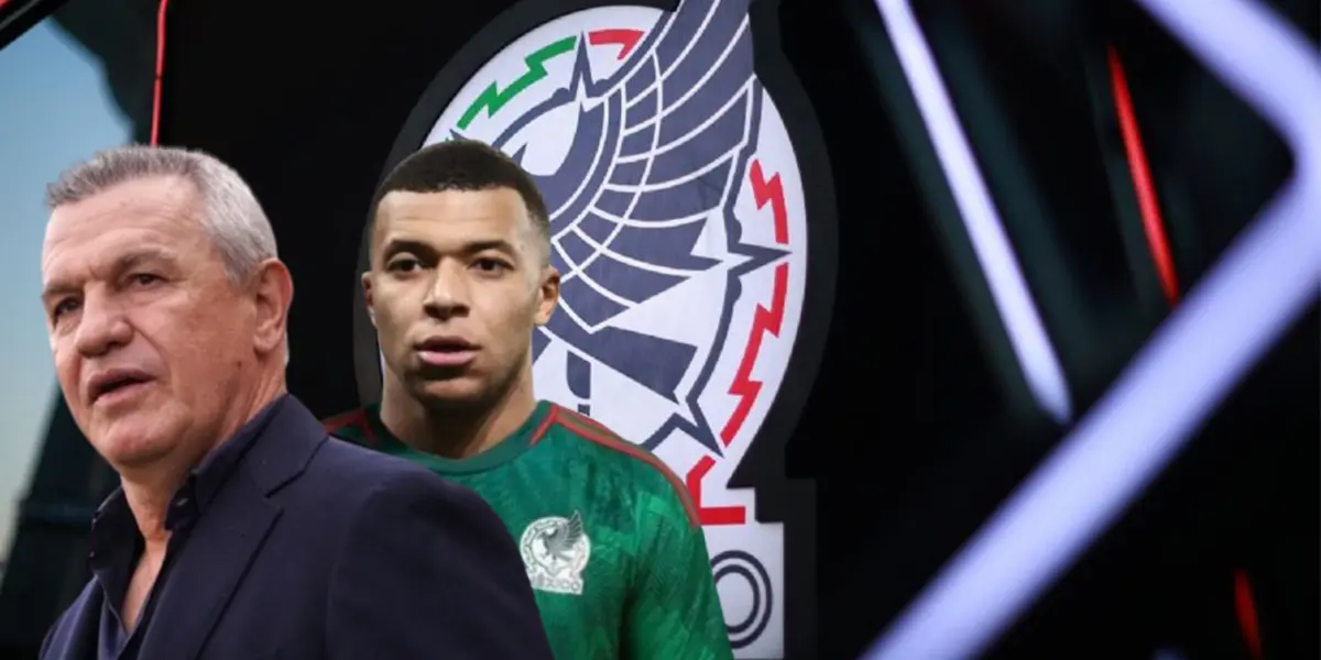 Javier Aguirre junto a Kylian Mbappé / FOTO PINTEREST