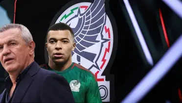 Javier Aguirre junto a Kylian Mbappé / FOTO PINTEREST