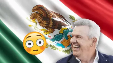 Javier Aguirre riendo y bandera de México/Foto Tirant Lo Blanch.