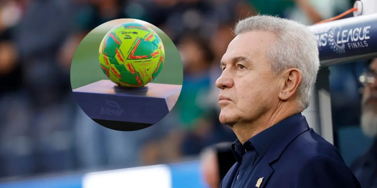 Javier Aguirre y balón de Liga MX/Foto Que Pasa Network