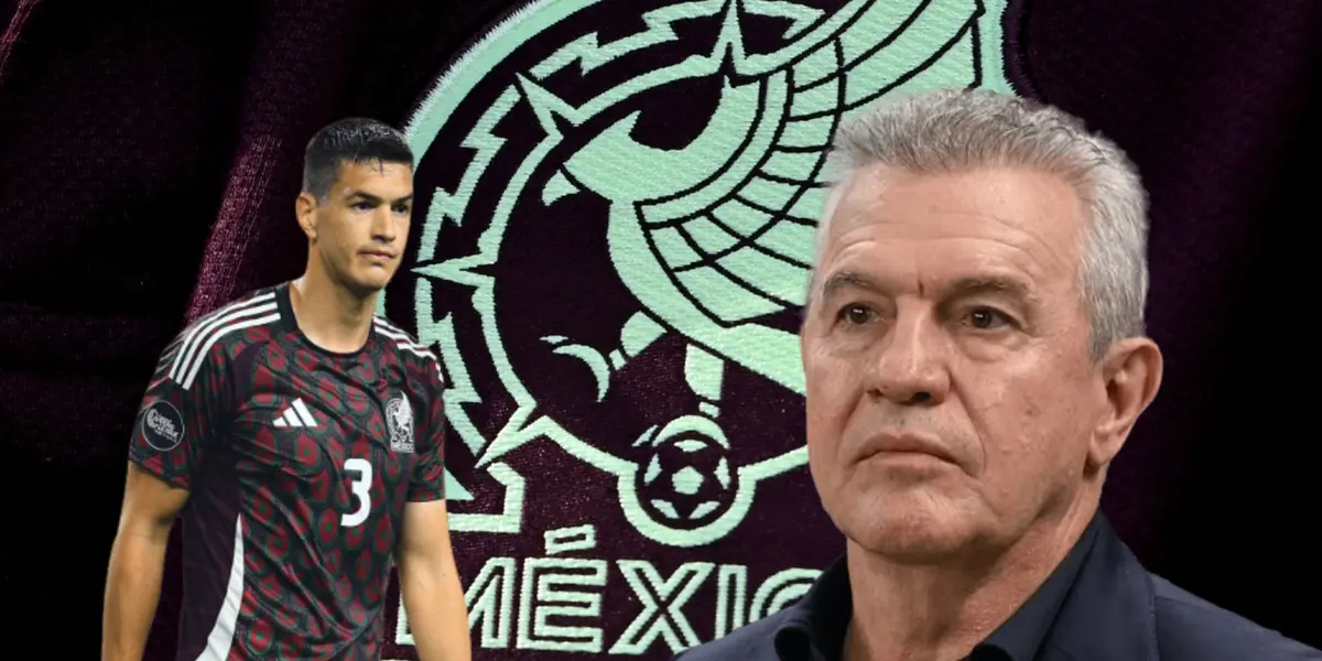 Javier Aguirre y César Montes/Foto TV Azteca.