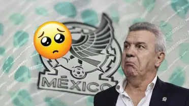 Javier Aguirre y emoji lloroso/ Foto El Universal.