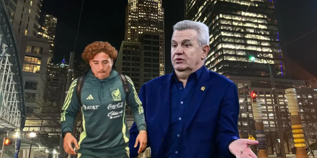 Javier Aguirre y Guillermo Ochoa/Foto Enlace Latino.