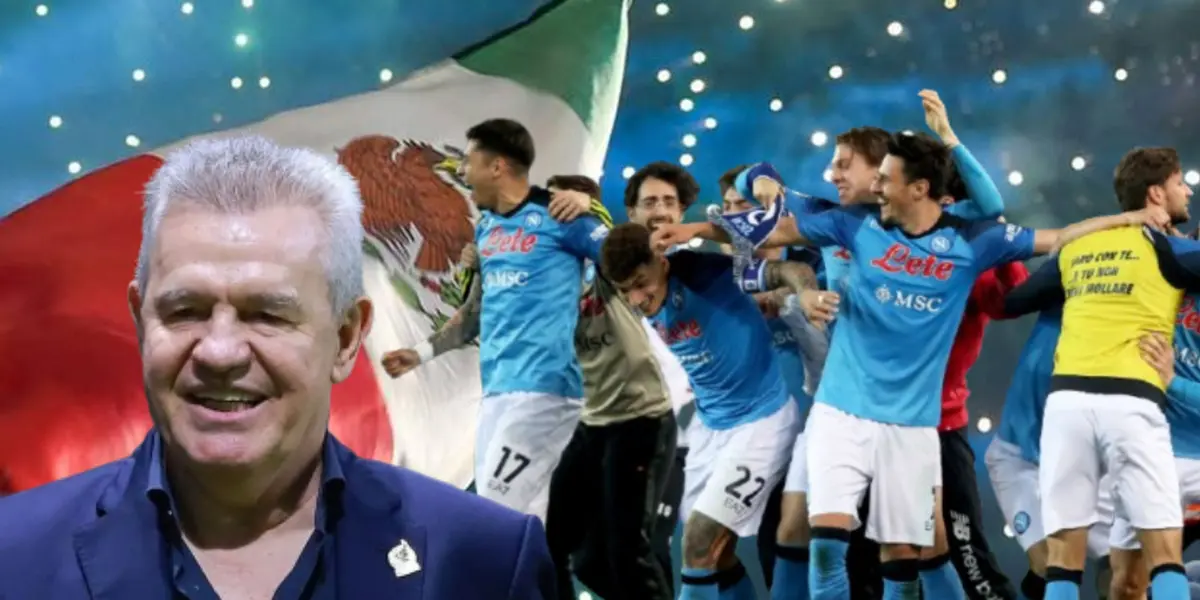 Javier Aguirre y jugadores del Napoli celebrando/Foto Capital 21.