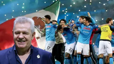 Javier Aguirre y jugadores del Napoli celebrando/Foto Capital 21.