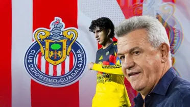 Javier Aguirre y Kevin Álvarez/ Foto Chivas.