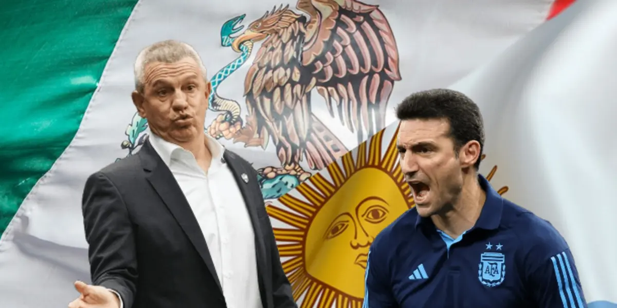 Javier Aguirre y Lionel Scaloni gritando/ Foto IDC.