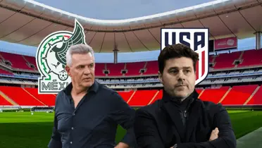 Javier Aguirre y Mauricio Pochettino/ Foto Estadios de México.