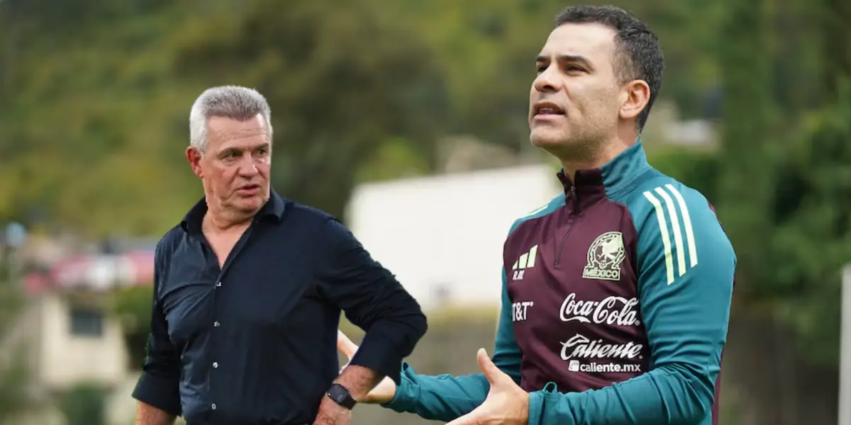 Javier Aguirre y Rafael Márquez/ Foto El Universal.
