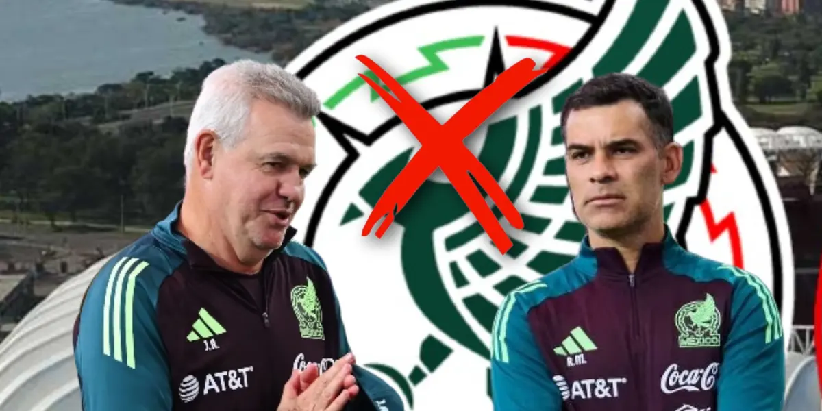Javier Aguirre y Rafael Márquez/Foto Fox Sports.