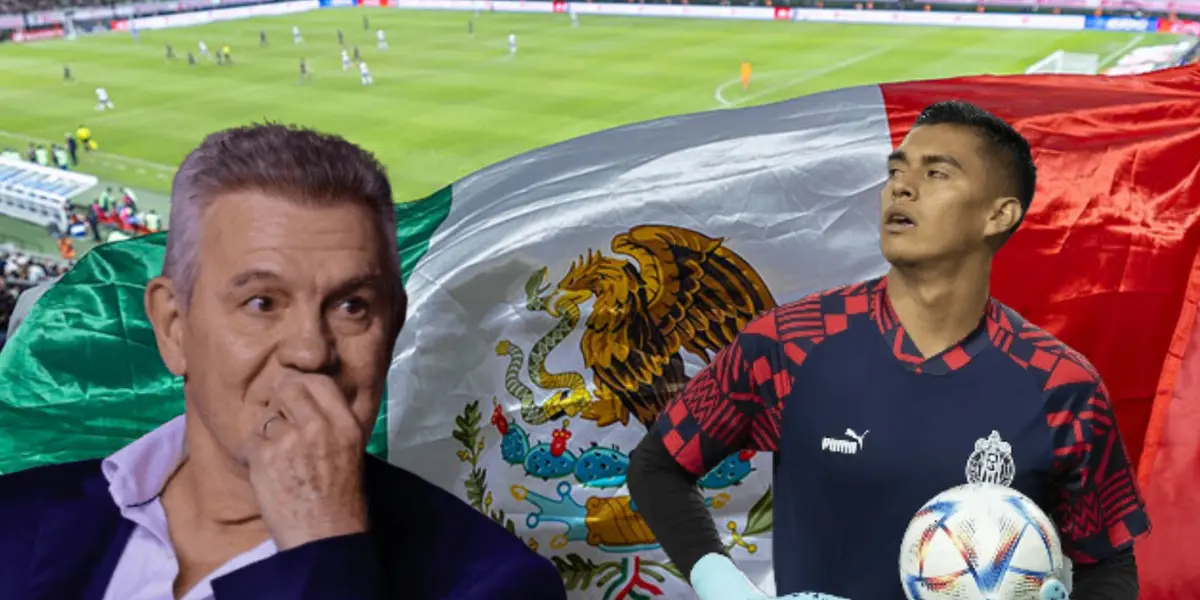 Javier Aguirre y Raúl Rangel con balón en la mano/Foto Mi Selección.