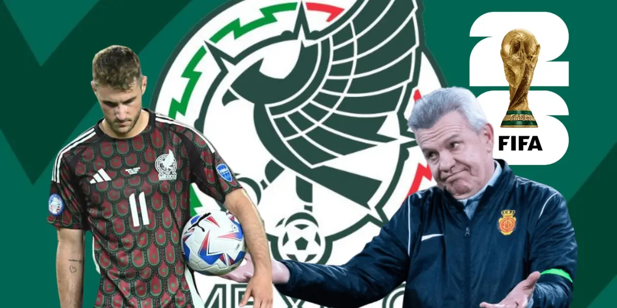 Javier Aguirre y Santiago Giménez/Foto Community Sports.
